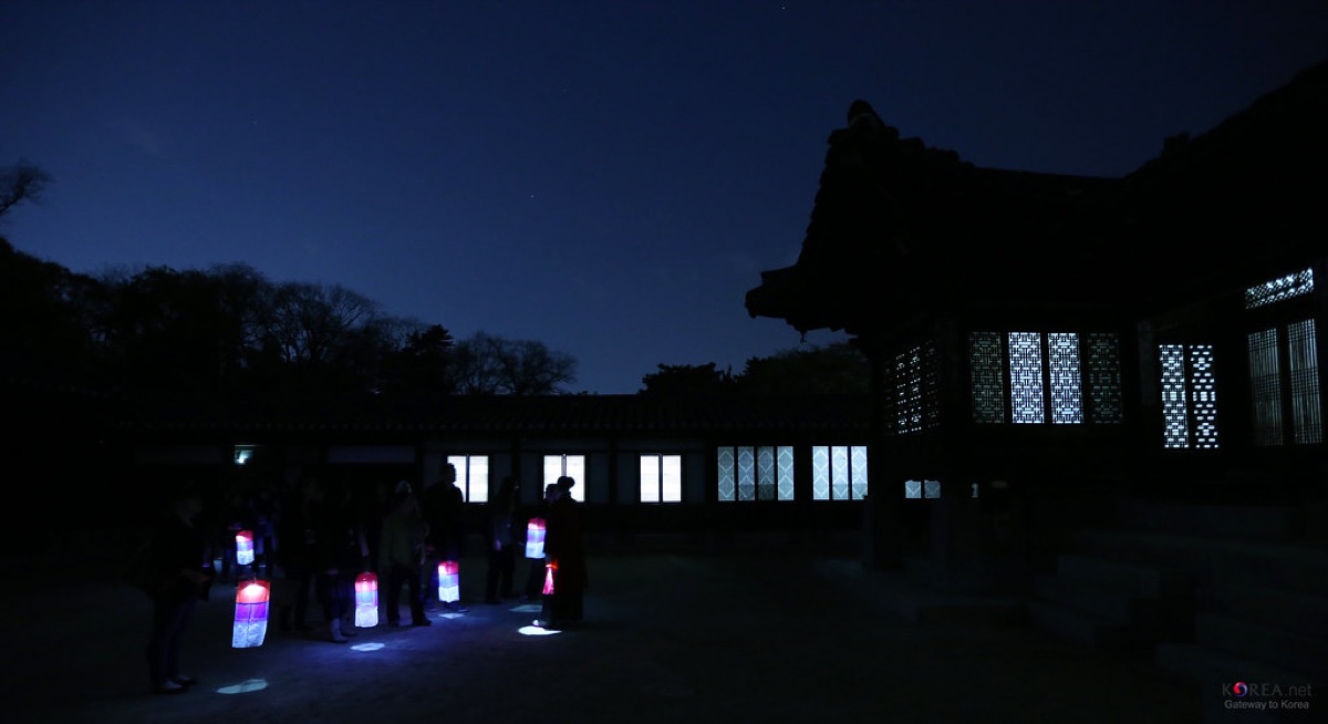 Traditioneller koreanischer Palastgarten