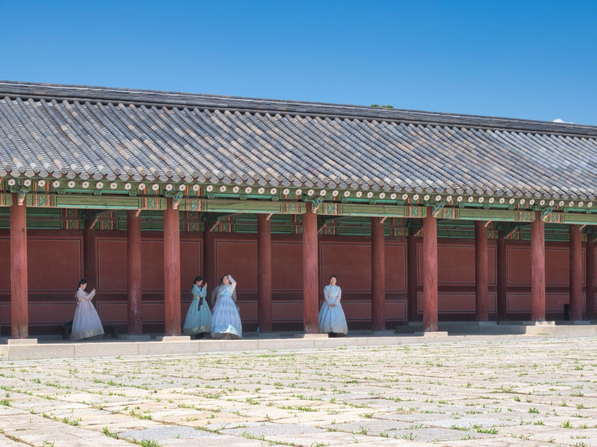 경복궁 포토존 셔터