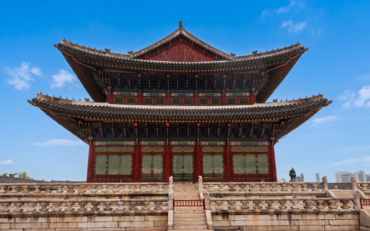 Photo zone at Gyeongbokgung