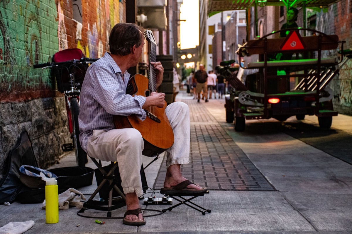 Hongdae Evening with Street Performers and Cafes