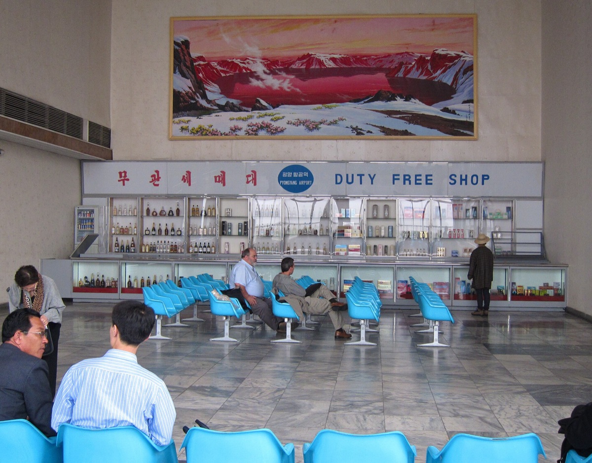 Korean souvenir shop interior
