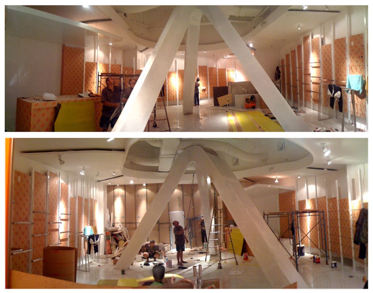 hotel lobby with modern furniture