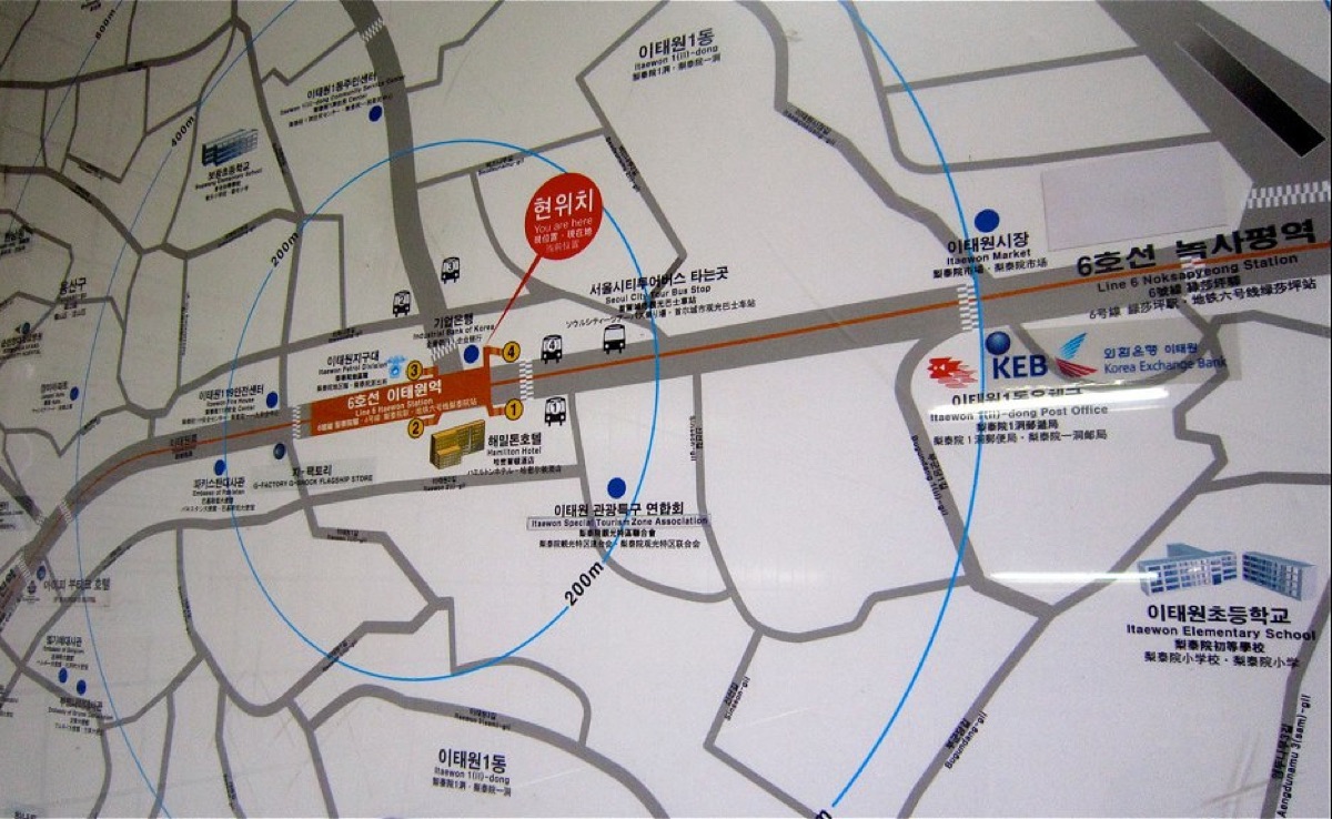 Mapa de metro de Seúl