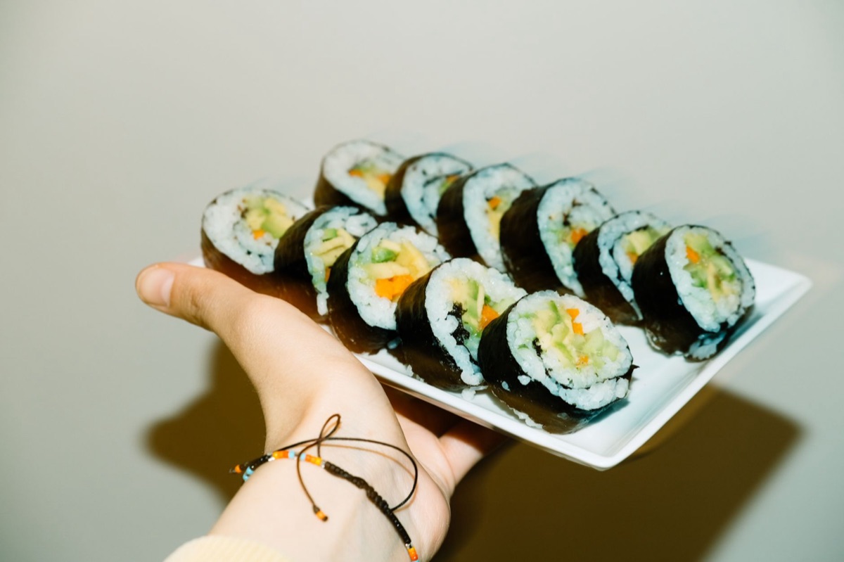 alternativa salutare per il colazione con gimbap