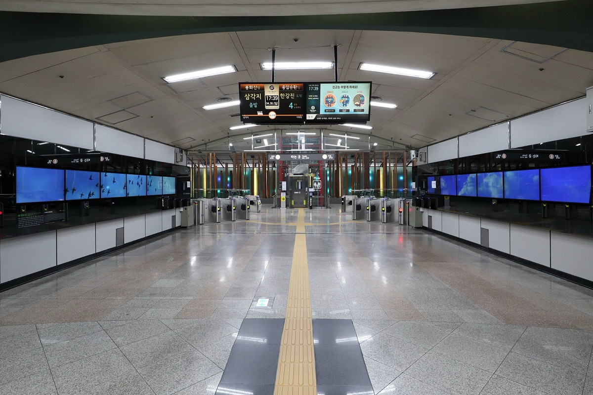 estación subterránea de seúl