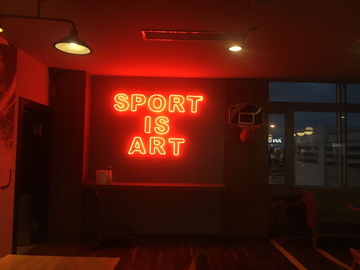 Neon sign and pop-up store Ssangdong