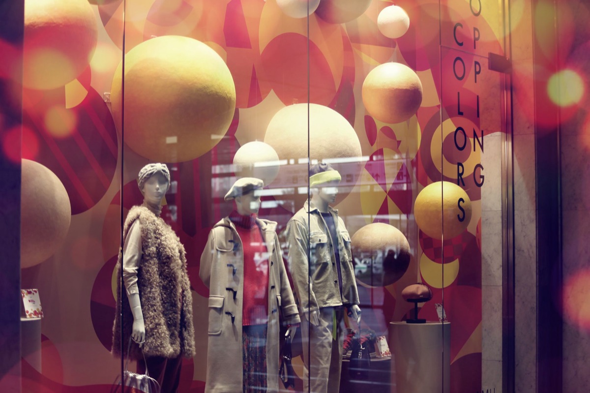 Seongsu-dong pop-up store window