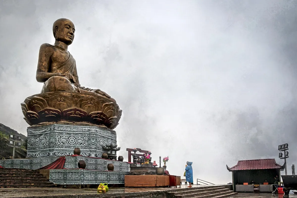 statue, religion, temple, asia, sculpture, travel, culture, meditation, nature, stone, architecture, sky, worship, god, pray, history, art, old, oriental, vietn